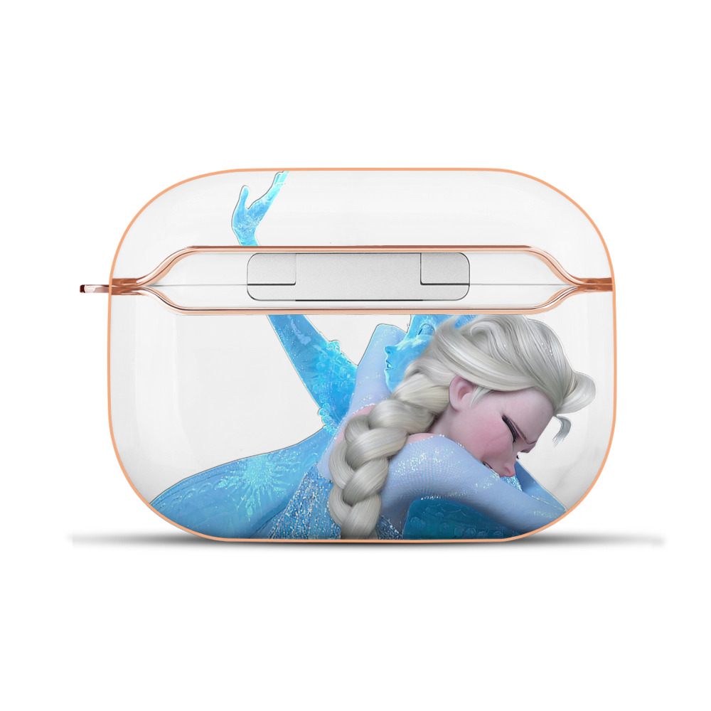 （画像用） アナと雪の女王 アンナ エルサ Frozen Anna Elsa 【AirPods Pro用】ハードシェル保護ケース｜耐衝撃・防指紋・カラビナ付き商品仕様
