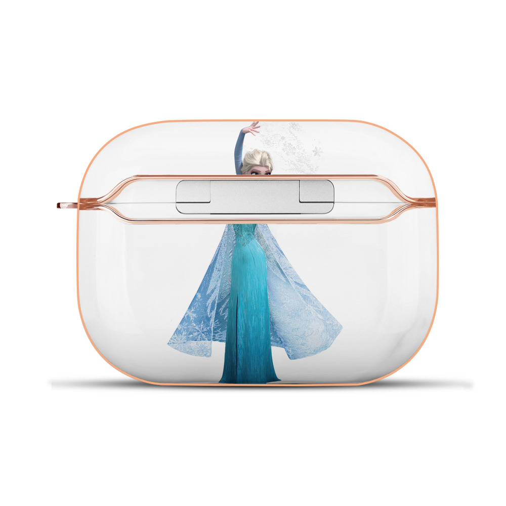 （画像用） アナと雪の女王 アンナ エルサ Frozen Anna Elsa 【AirPods Pro用】ハードシェル保護ケース｜耐衝撃・防指紋・カラビナ付き商品仕様