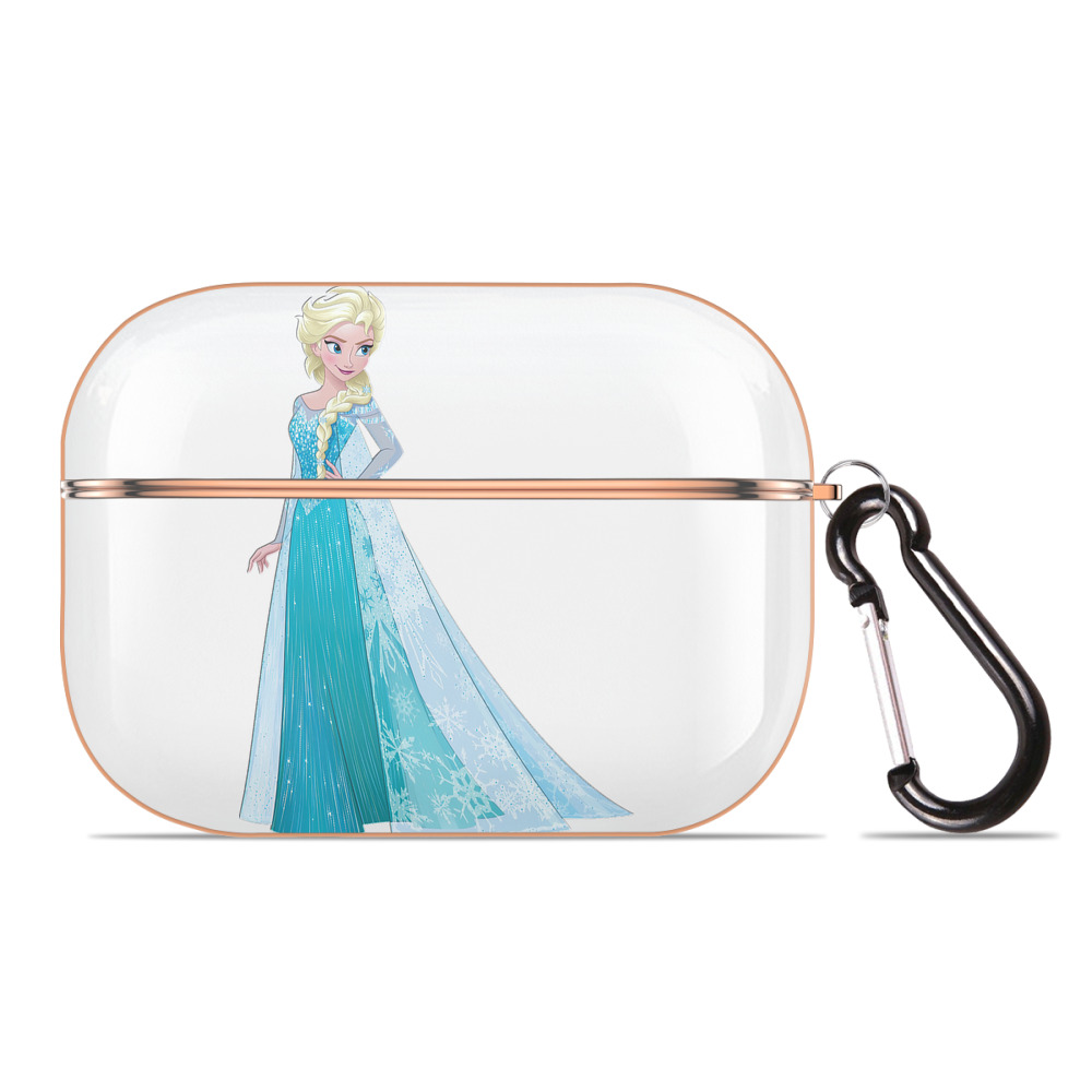（画像用） アナと雪の女王 アンナ エルサ Frozen Anna Elsa 【AirPods Pro用】ハードシェル保護ケース｜耐衝撃・防指紋・カラビナ付き商品仕様