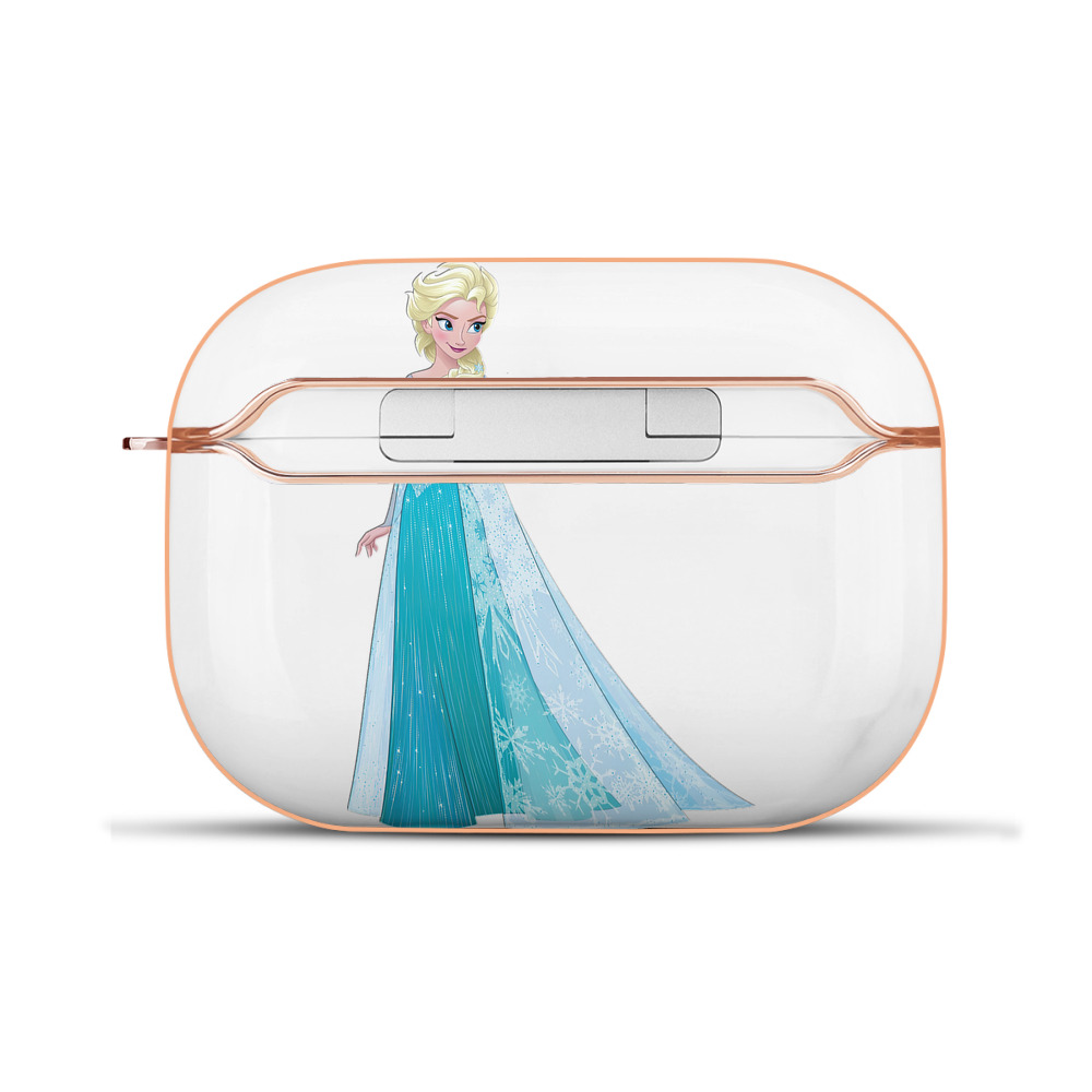 （画像用） アナと雪の女王 アンナ エルサ Frozen Anna Elsa 【AirPods Pro用】ハードシェル保護ケース｜耐衝撃・防指紋・カラビナ付き商品仕様