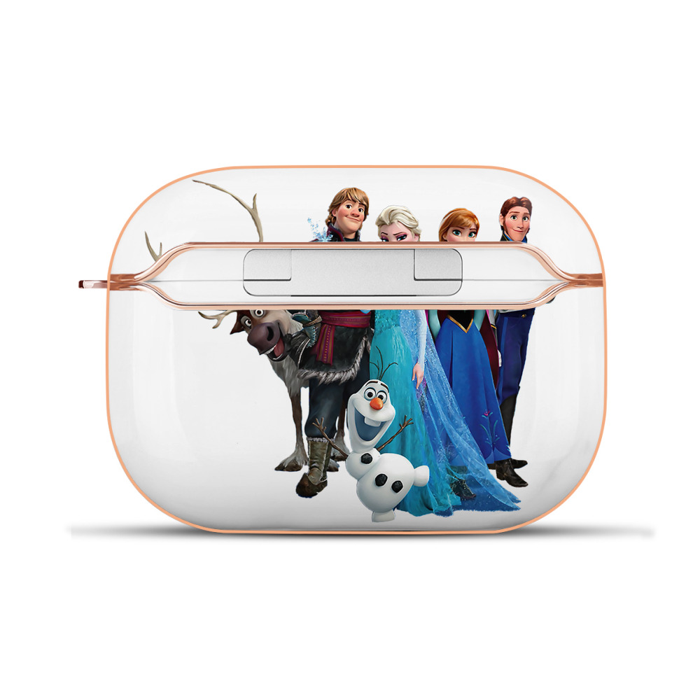 （画像用） アナと雪の女王 アンナ エルサ Frozen Anna Elsa 【AirPods Pro用】ハードシェル保護ケース｜耐衝撃・防指紋・カラビナ付き商品仕様
