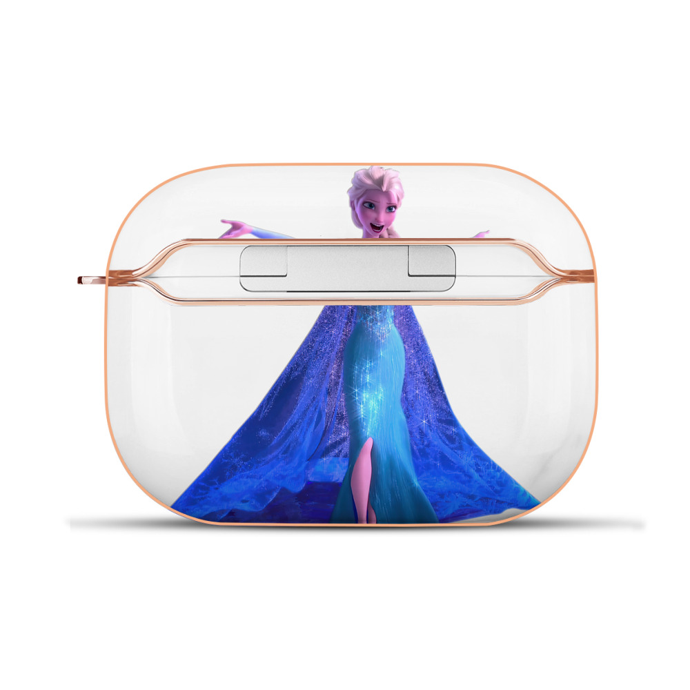 （画像用） アナと雪の女王 アンナ エルサ Frozen Anna Elsa 【AirPods Pro用】ハードシェル保護ケース｜耐衝撃・防指紋・カラビナ付き商品仕様
