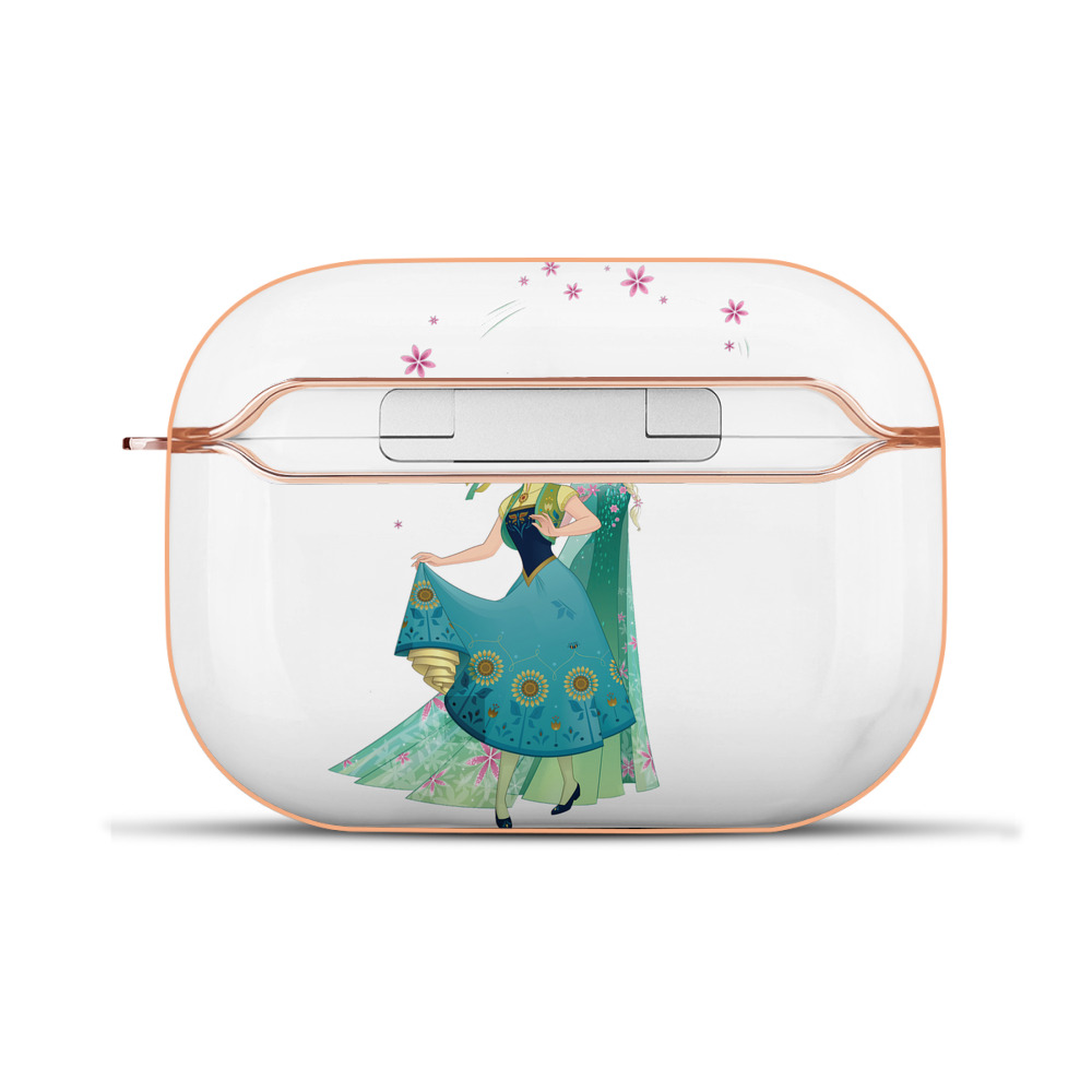 （画像用） アナと雪の女王 アンナ エルサ Frozen Anna Elsa 【AirPods Pro用】ハードシェル保護ケース｜耐衝撃・防指紋・カラビナ付き商品仕様