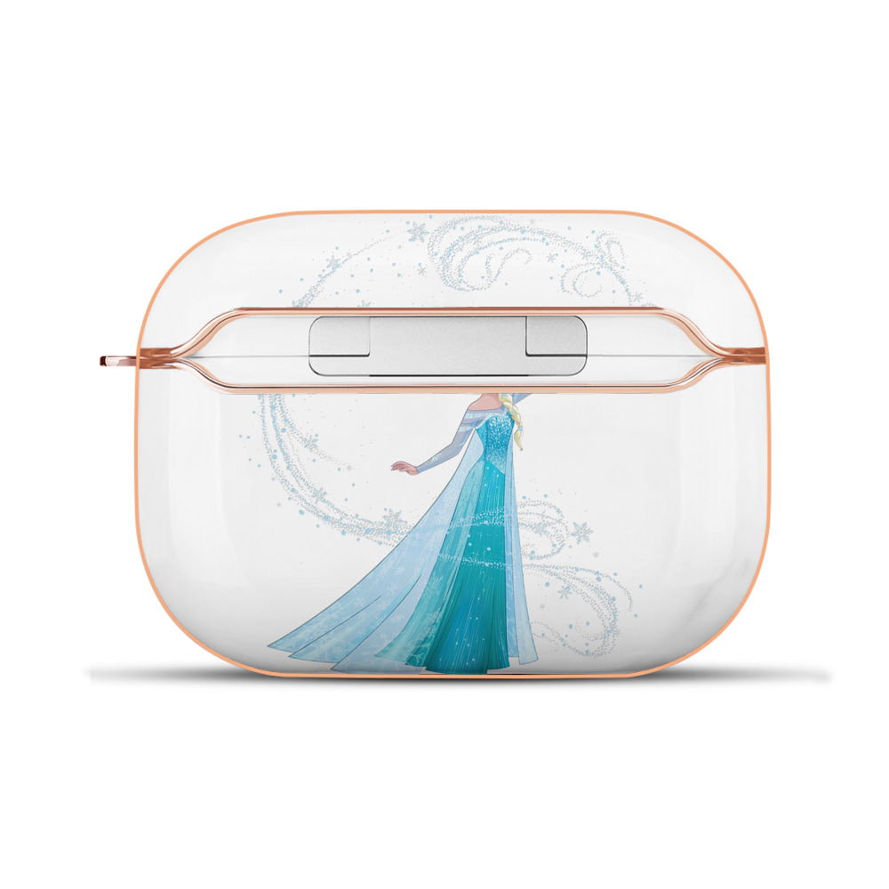 （画像用） アナと雪の女王 アンナ エルサ Frozen Anna Elsa 【AirPods Pro用】ハードシェル保護ケース｜耐衝撃・防指紋・カラビナ付き商品仕様