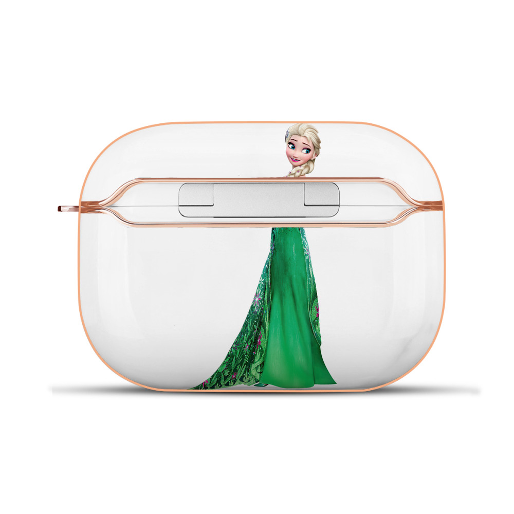 （画像用） アナと雪の女王 アンナ エルサ Frozen Anna Elsa 【AirPods Pro用】ハードシェル保護ケース｜耐衝撃・防指紋・カラビナ付き商品仕様
