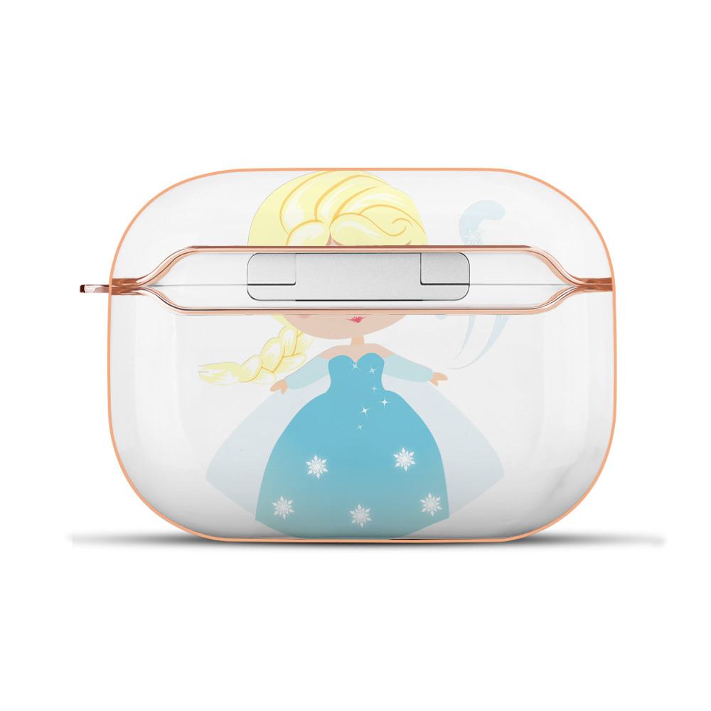 （画像用） アナと雪の女王 アンナ エルサ Frozen Anna Elsa 【AirPods Pro用】ハードシェル保護ケース｜耐衝撃・防指紋・カラビナ付き商品仕様