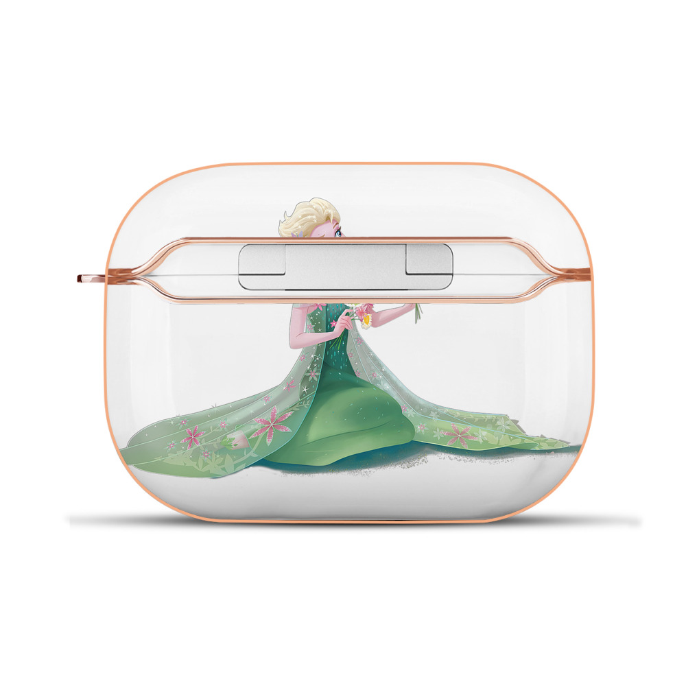 （画像用） アナと雪の女王 アンナ エルサ Frozen Anna Elsa 【AirPods Pro用】ハードシェル保護ケース｜耐衝撃・防指紋・カラビナ付き商品仕様