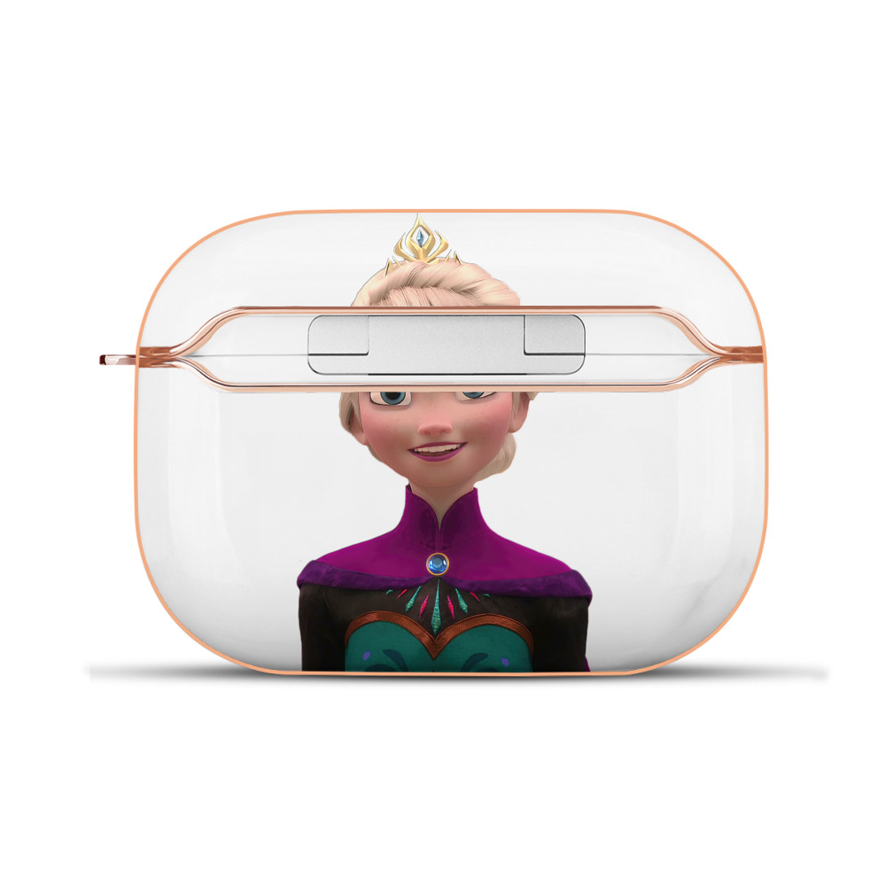 （画像用） アナと雪の女王 アンナ エルサ Frozen Anna Elsa 【AirPods Pro用】ハードシェル保護ケース｜耐衝撃・防指紋・カラビナ付き商品仕様