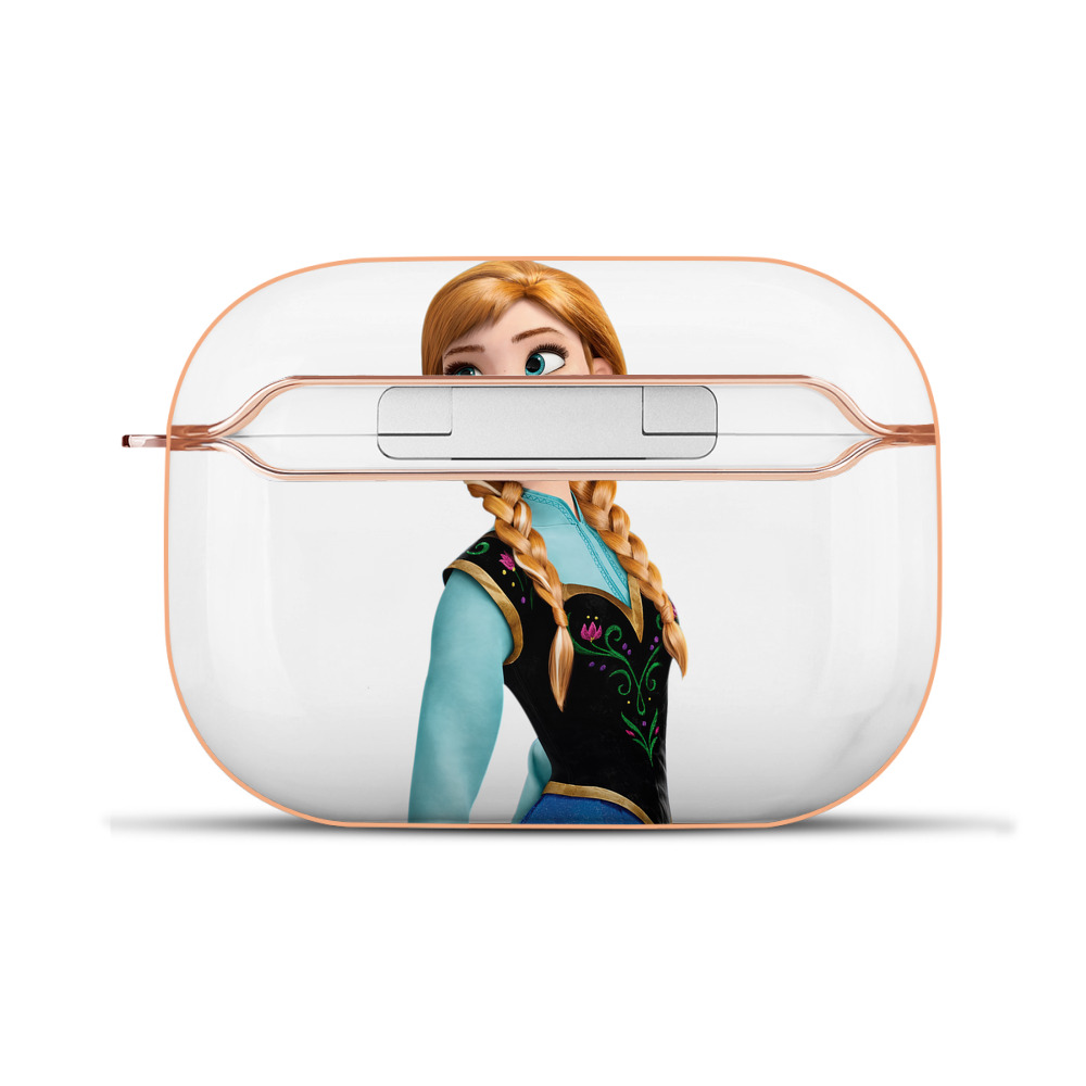 （画像用） アナと雪の女王 アンナ エルサ Frozen Anna Elsa 【AirPods Pro用】ハードシェル保護ケース｜耐衝撃・防指紋・カラビナ付き商品仕様