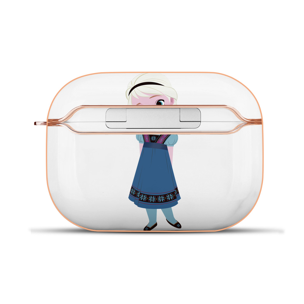 （画像用） アナと雪の女王 アンナ エルサ Frozen Anna Elsa 【AirPods Pro用】ハードシェル保護ケース｜耐衝撃・防指紋・カラビナ付き商品仕様