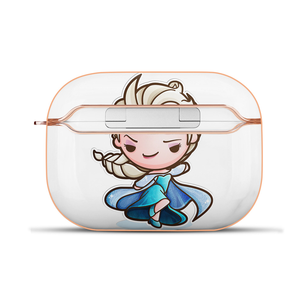 （画像用） アナと雪の女王 アンナ エルサ Frozen Anna Elsa 【AirPods Pro用】ハードシェル保護ケース｜耐衝撃・防指紋・カラビナ付き商品仕様