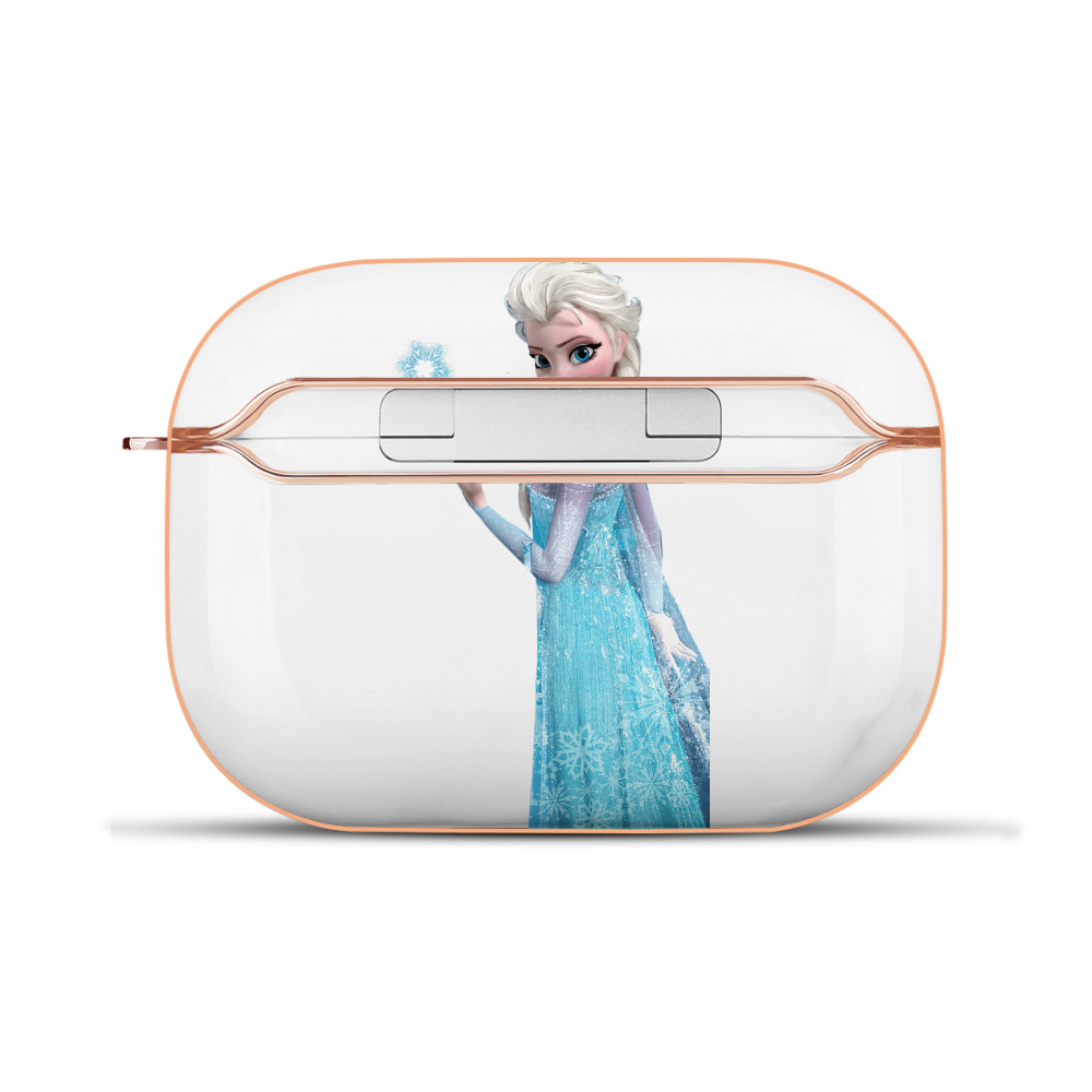 （画像用） アナと雪の女王 アンナ エルサ Frozen Anna Elsa 【AirPods Pro用】ハードシェル保護ケース｜耐衝撃・防指紋・カラビナ付き商品仕様