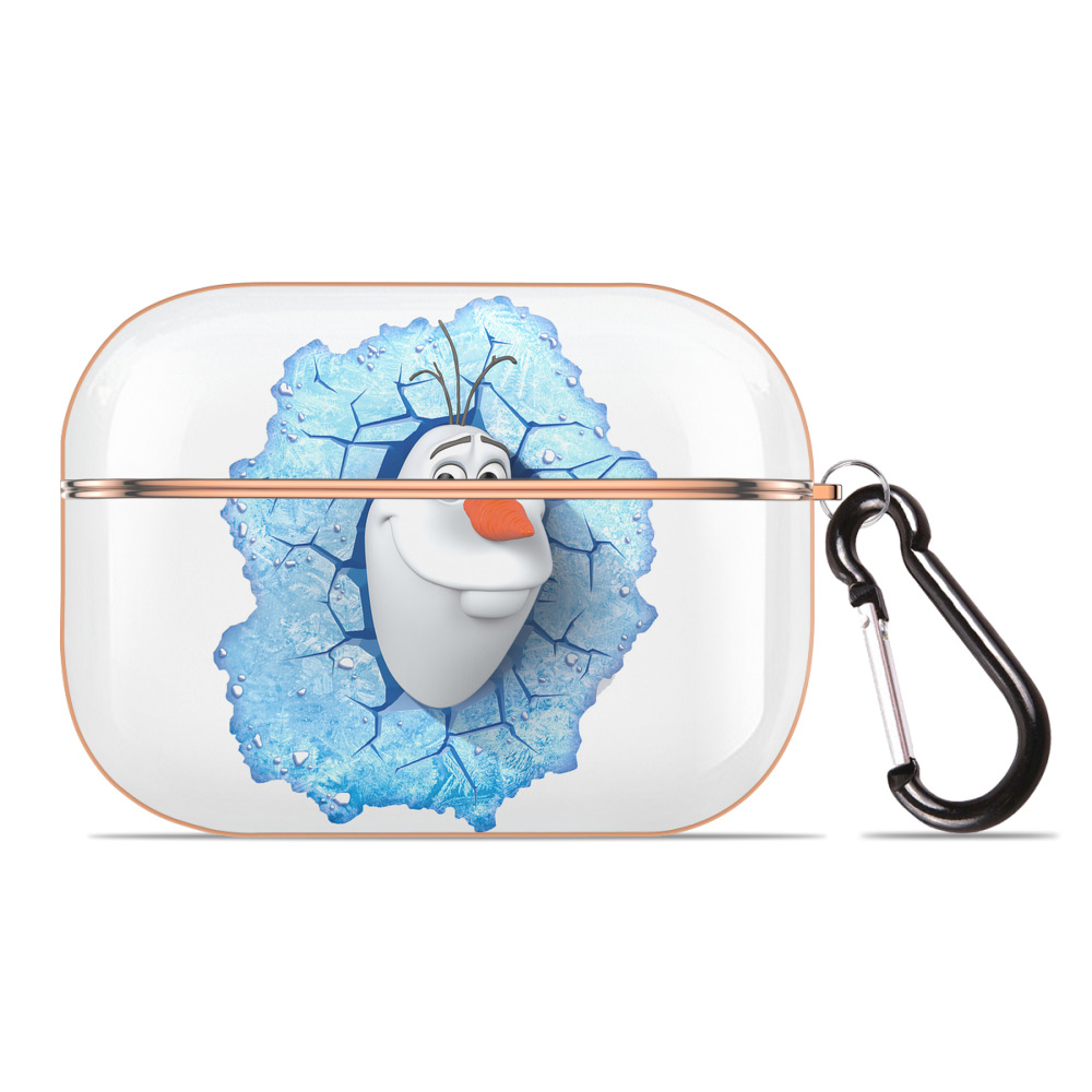 （画像用） アナと雪の女王 アンナ エルサ Frozen Anna Elsa 【AirPods Pro用】ハードシェル保護ケース｜耐衝撃・防指紋・カラビナ付き商品仕様