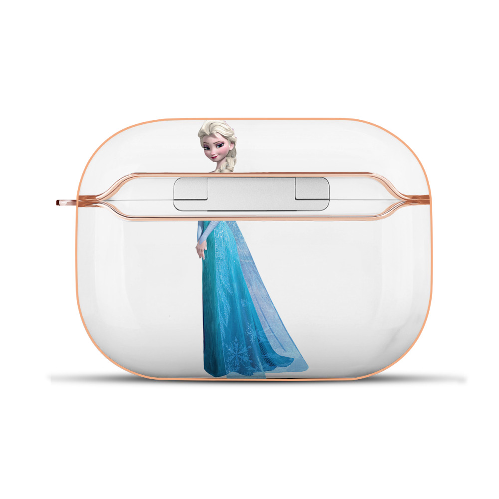 （画像用） アナと雪の女王 アンナ エルサ Frozen Anna Elsa 【AirPods Pro用】ハードシェル保護ケース｜耐衝撃・防指紋・カラビナ付き商品仕様