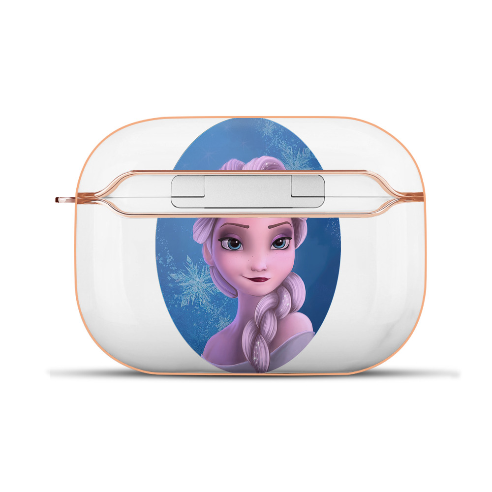 （画像用） アナと雪の女王 アンナ エルサ Frozen Anna Elsa 【AirPods Pro用】ハードシェル保護ケース｜耐衝撃・防指紋・カラビナ付き商品仕様