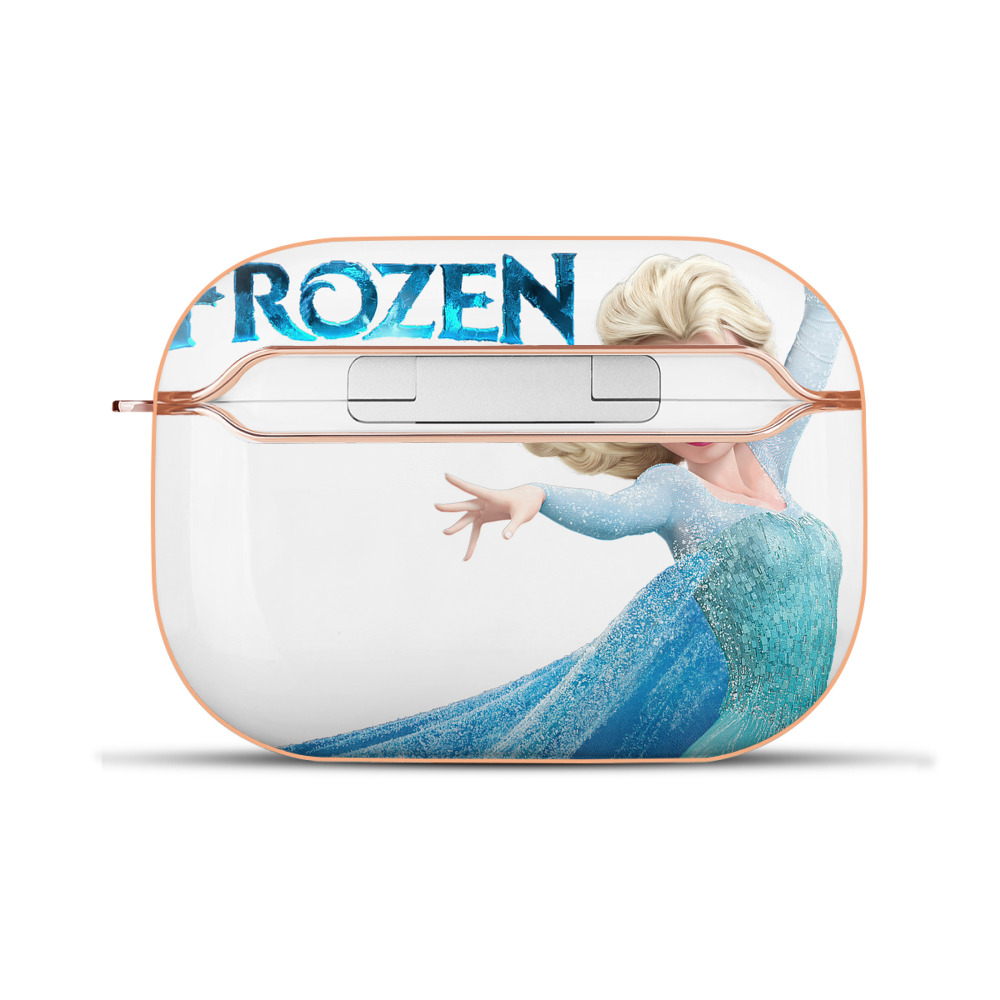 （画像用） アナと雪の女王 アンナ エルサ Frozen Anna Elsa 【AirPods Pro用】ハードシェル保護ケース｜耐衝撃・防指紋・カラビナ付き商品仕様