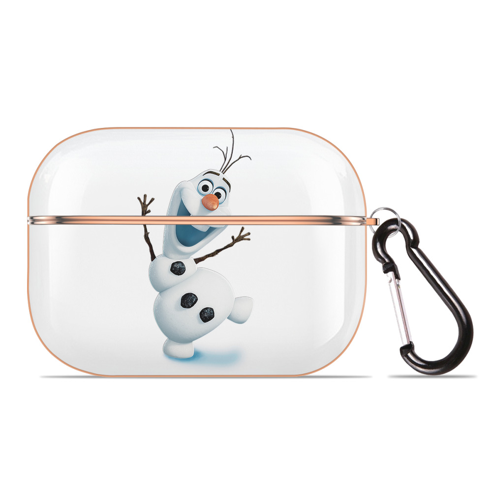 （画像用） アナと雪の女王 アンナ エルサ Frozen Anna Elsa 【AirPods Pro用】ハードシェル保護ケース｜耐衝撃・防指紋・カラビナ付き商品仕様