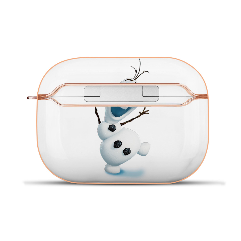 （画像用） アナと雪の女王 アンナ エルサ Frozen Anna Elsa 【AirPods Pro用】ハードシェル保護ケース｜耐衝撃・防指紋・カラビナ付き商品仕様