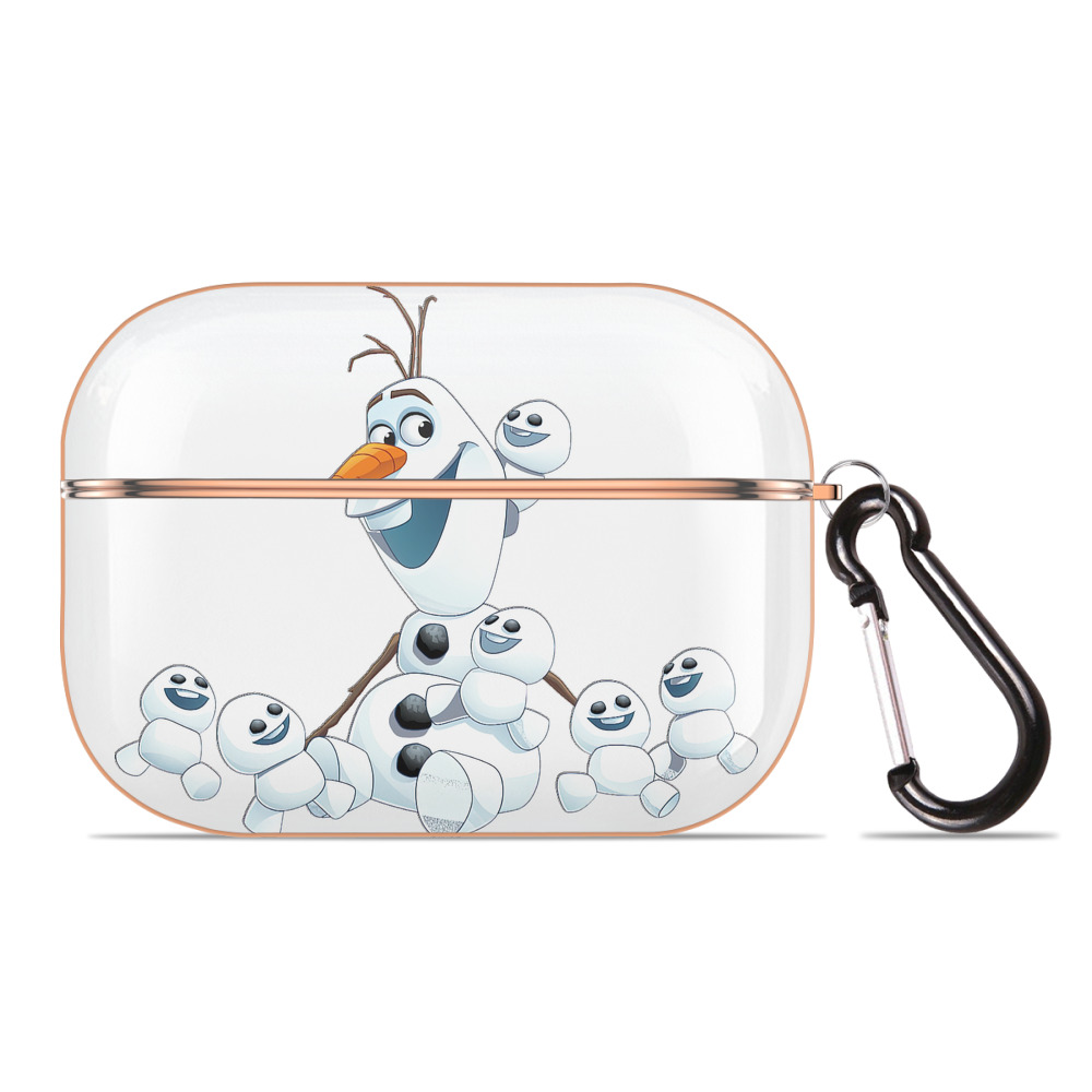 （画像用） アナと雪の女王 アンナ エルサ Frozen Anna Elsa 【AirPods Pro用】ハードシェル保護ケース｜耐衝撃・防指紋・カラビナ付き商品仕様