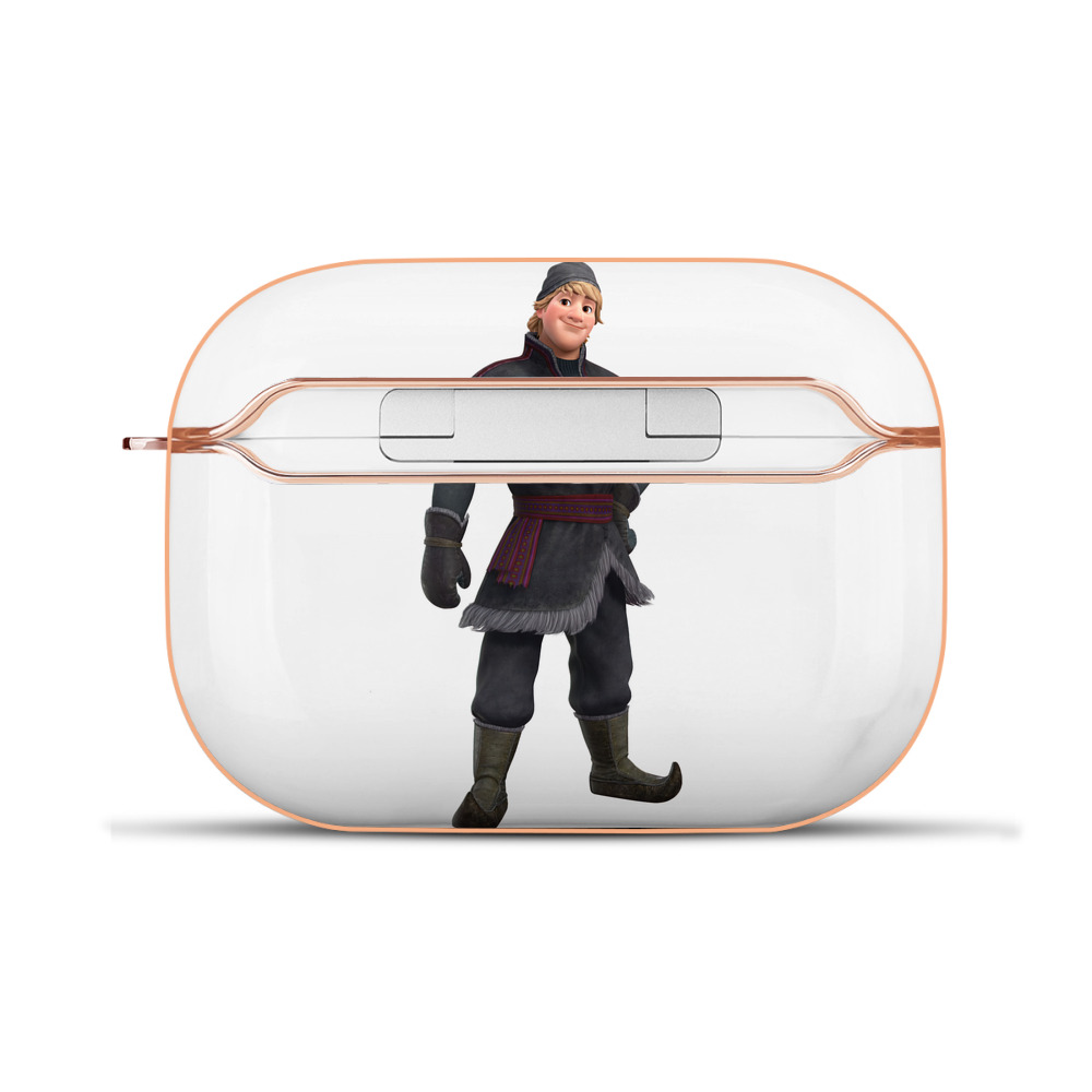 （画像用） アナと雪の女王 アンナ エルサ Frozen Anna Elsa 【AirPods Pro用】ハードシェル保護ケース｜耐衝撃・防指紋・カラビナ付き商品仕様
