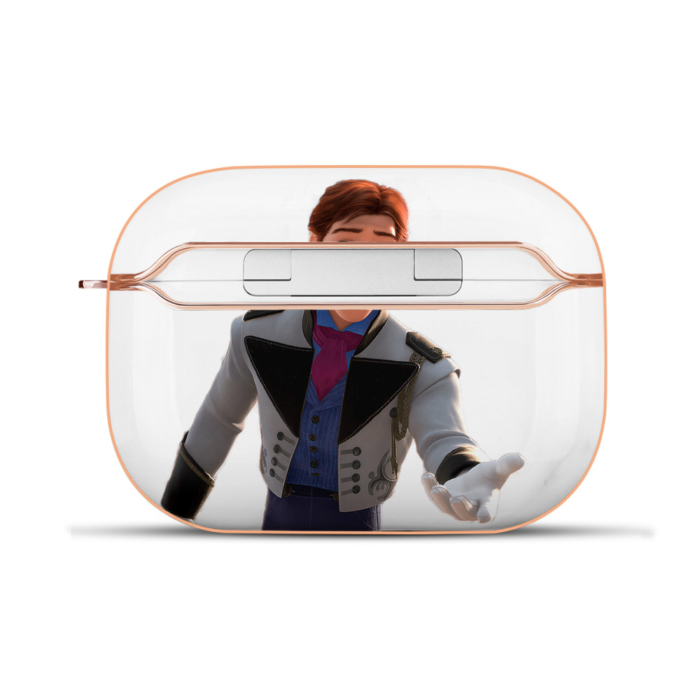 （画像用） アナと雪の女王 アンナ エルサ Frozen Anna Elsa 【AirPods Pro用】ハードシェル保護ケース｜耐衝撃・防指紋・カラビナ付き商品仕様