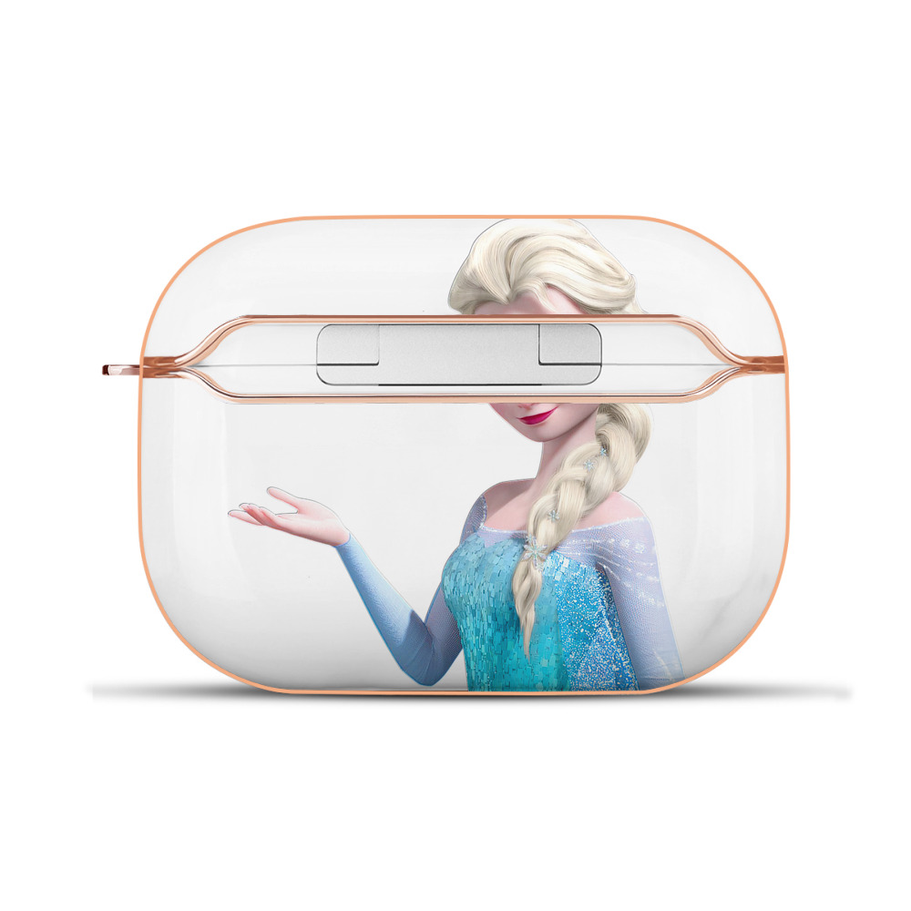 （画像用） アナと雪の女王 アンナ エルサ Frozen Anna Elsa 【AirPods Pro用】ハードシェル保護ケース｜耐衝撃・防指紋・カラビナ付き商品仕様