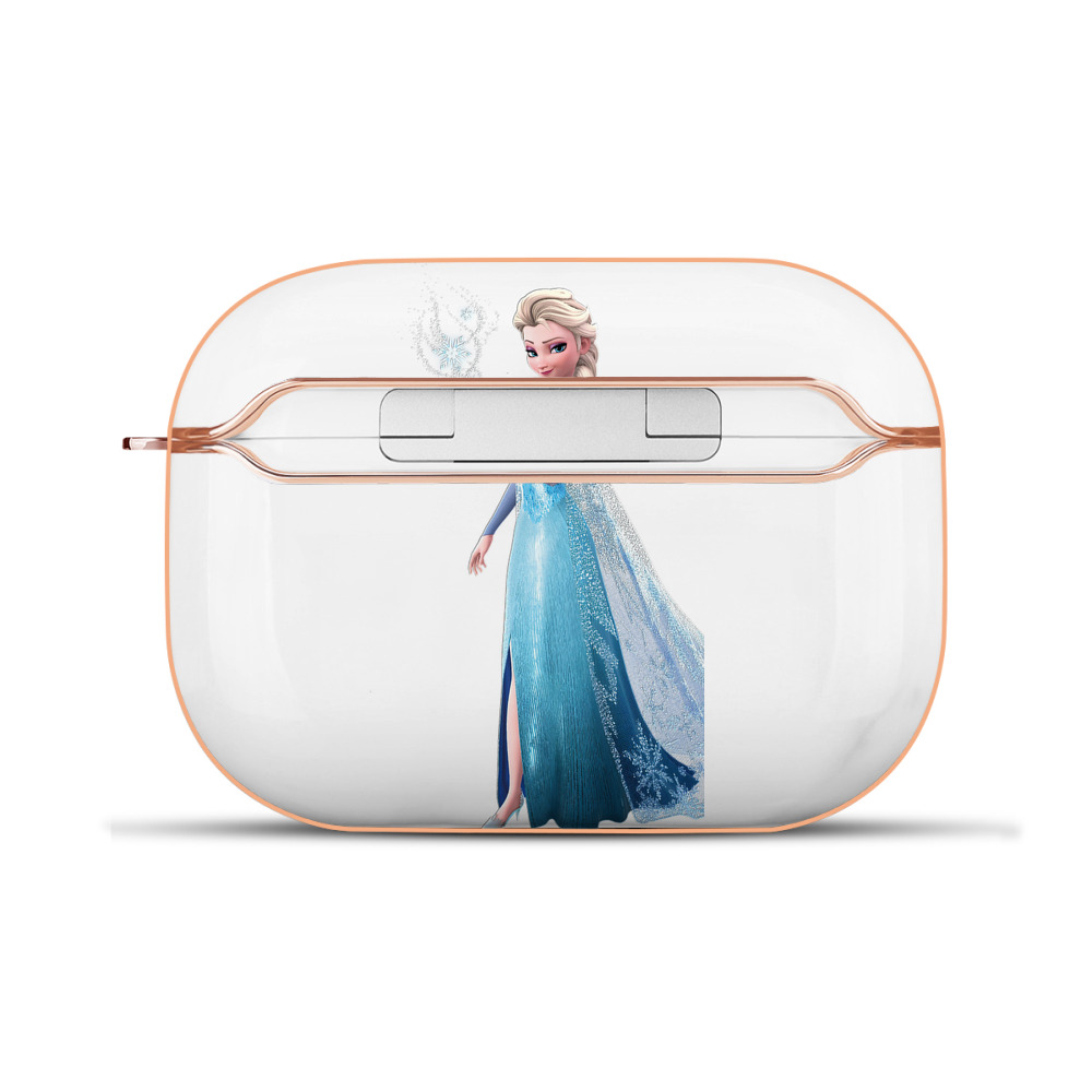 （画像用） アナと雪の女王 アンナ エルサ Frozen Anna Elsa 【AirPods Pro用】ハードシェル保護ケース｜耐衝撃・防指紋・カラビナ付き商品仕様