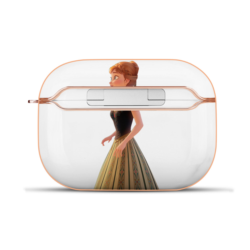（画像用） アナと雪の女王 アンナ エルサ Frozen Anna Elsa 【AirPods Pro用】ハードシェル保護ケース｜耐衝撃・防指紋・カラビナ付き商品仕様