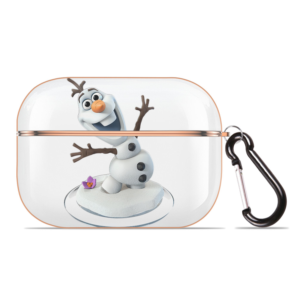 （画像用） アナと雪の女王 アンナ エルサ Frozen Anna Elsa 【AirPods Pro用】ハードシェル保護ケース｜耐衝撃・防指紋・カラビナ付き商品仕様