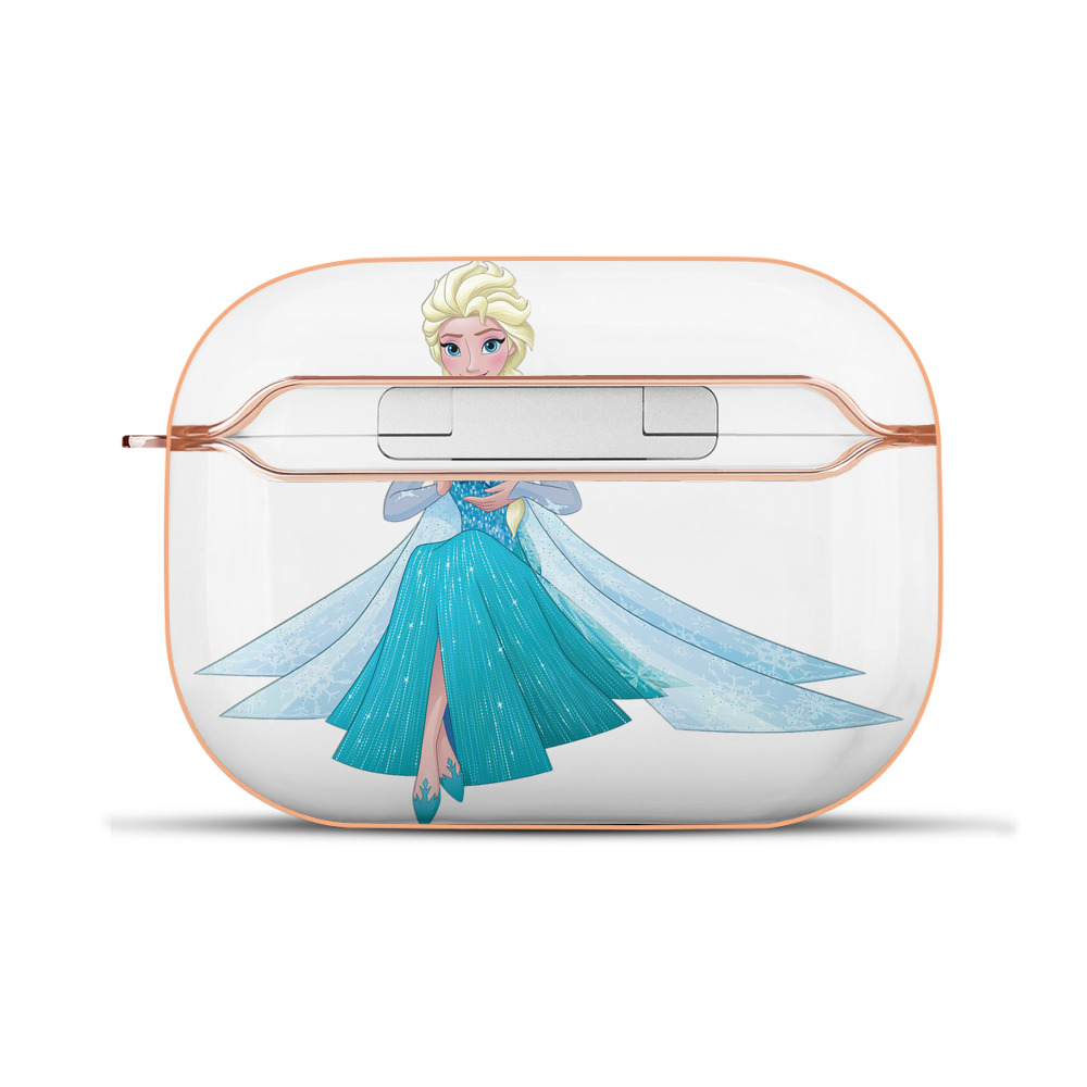 （画像用） アナと雪の女王 アンナ エルサ Frozen Anna Elsa 【AirPods Pro用】ハードシェル保護ケース｜耐衝撃・防指紋・カラビナ付き商品仕様
