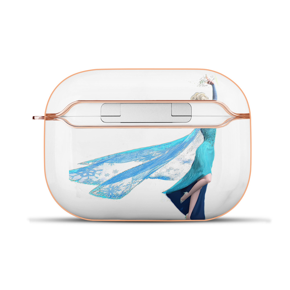 （画像用） アナと雪の女王 アンナ エルサ Frozen Anna Elsa 【AirPods Pro用】ハードシェル保護ケース｜耐衝撃・防指紋・カラビナ付き商品仕様