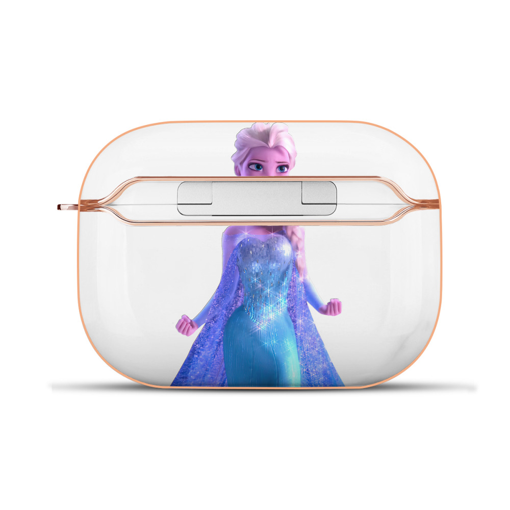 （画像用） アナと雪の女王 アンナ エルサ Frozen Anna Elsa 【AirPods Pro用】ハードシェル保護ケース｜耐衝撃・防指紋・カラビナ付き商品仕様