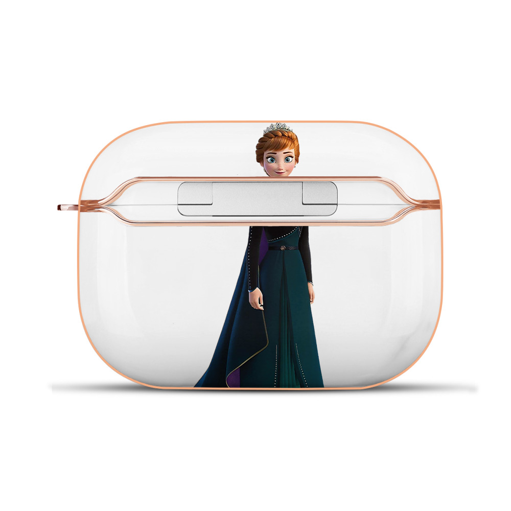 （画像用） アナと雪の女王 アンナ エルサ Frozen Anna Elsa 【AirPods Pro用】ハードシェル保護ケース｜耐衝撃・防指紋・カラビナ付き商品仕様
