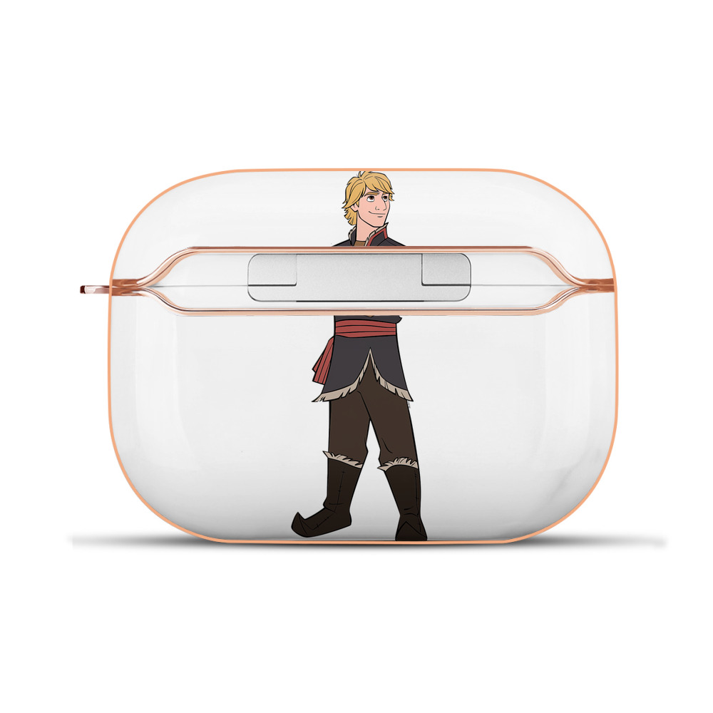 （画像用） アナと雪の女王 アンナ エルサ Frozen Anna Elsa 【AirPods Pro用】ハードシェル保護ケース｜耐衝撃・防指紋・カラビナ付き商品仕様