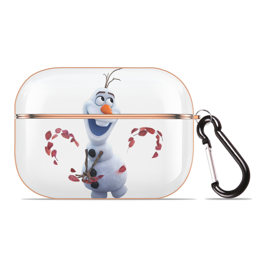 （画像用） アナと雪の女王 アンナ エルサ Frozen Anna Elsa 【AirPods Pro用】ハードシェル保護ケース｜耐衝撃・防指紋・カラビナ付き商品仕様