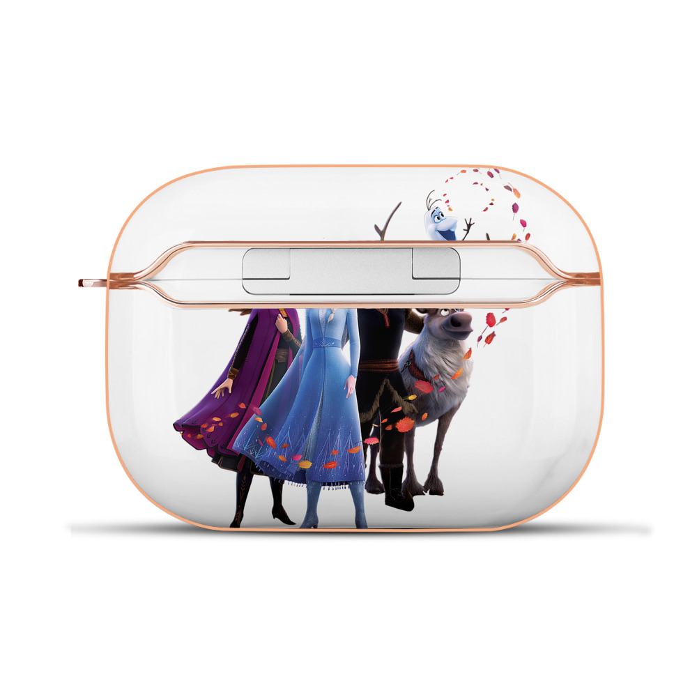 （画像用） アナと雪の女王 アンナ エルサ Frozen Anna Elsa 【AirPods Pro用】ハードシェル保護ケース｜耐衝撃・防指紋・カラビナ付き商品仕様