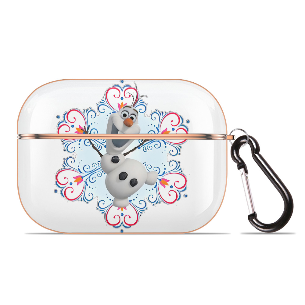 （画像用） アナと雪の女王 アンナ エルサ Frozen Anna Elsa 【AirPods Pro用】ハードシェル保護ケース｜耐衝撃・防指紋・カラビナ付き商品仕様