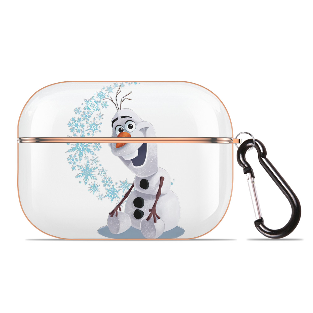 （画像用） アナと雪の女王 アンナ エルサ Frozen Anna Elsa 【AirPods Pro用】ハードシェル保護ケース｜耐衝撃・防指紋・カラビナ付き商品仕様