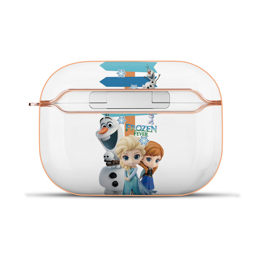 （画像用） アナと雪の女王 アンナ エルサ Frozen Anna Elsa 【AirPods Pro用】ハードシェル保護ケース｜耐衝撃・防指紋・カラビナ付き商品仕様