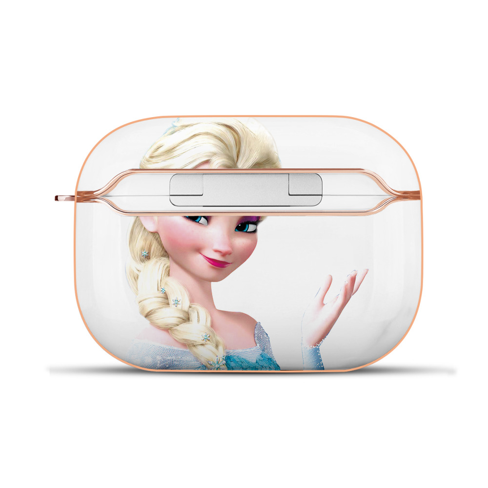 （画像用） アナと雪の女王 アンナ エルサ Frozen Anna Elsa 【AirPods Pro用】ハードシェル保護ケース｜耐衝撃・防指紋・カラビナ付き商品仕様