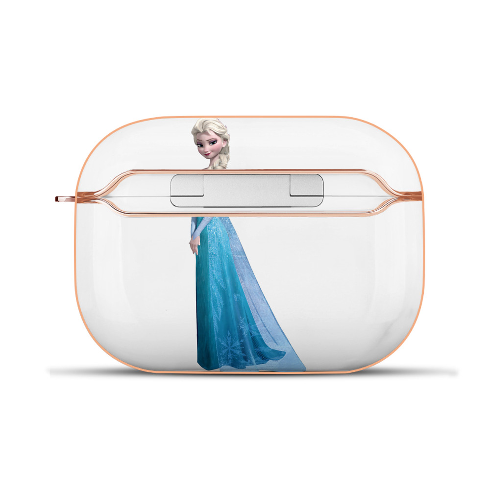 （画像用） アナと雪の女王 アンナ エルサ Frozen Anna Elsa 【AirPods Pro用】ハードシェル保護ケース｜耐衝撃・防指紋・カラビナ付き商品仕様