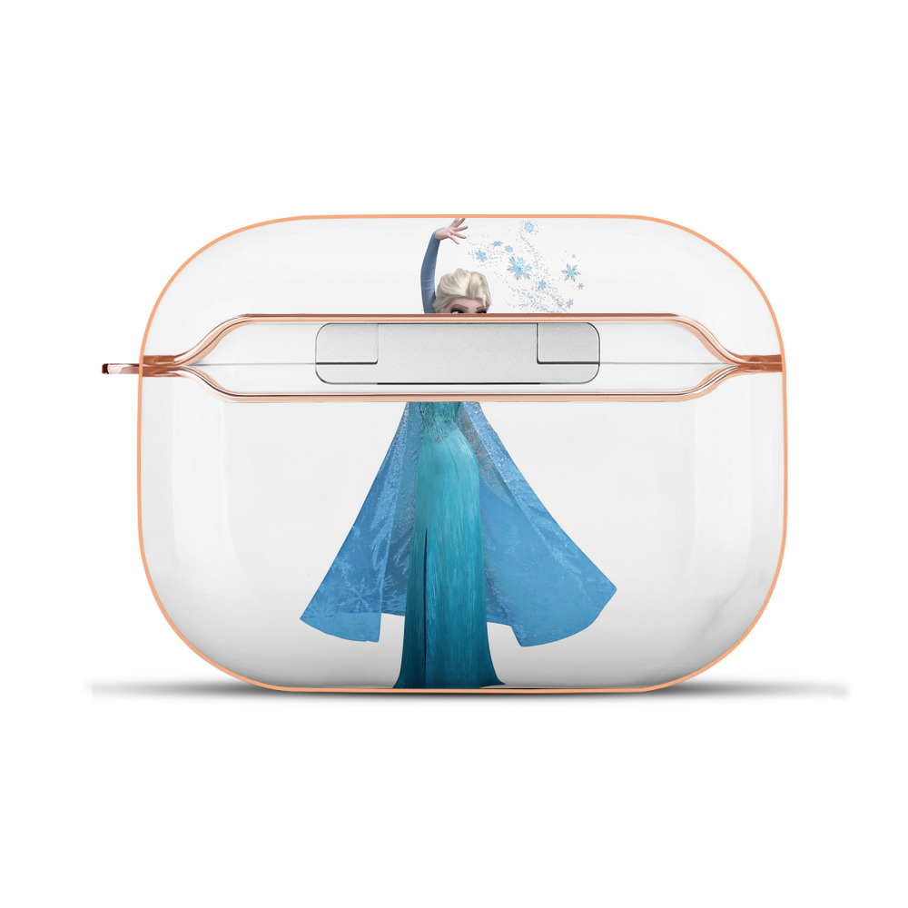 （画像用） アナと雪の女王 アンナ エルサ Frozen Anna Elsa 【AirPods Pro用】ハードシェル保護ケース｜耐衝撃・防指紋・カラビナ付き商品仕様