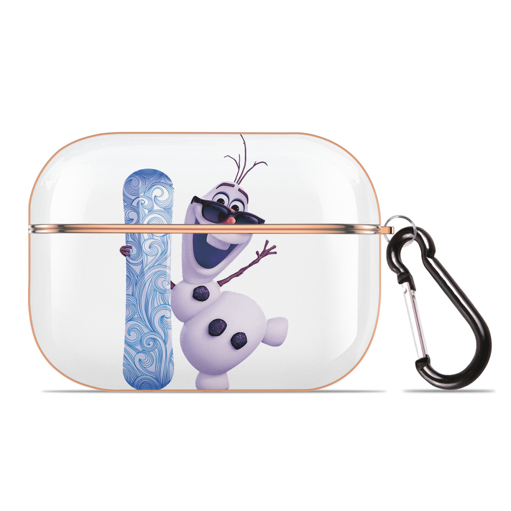 （画像用） アナと雪の女王 アンナ エルサ Frozen Anna Elsa 【AirPods Pro用】ハードシェル保護ケース｜耐衝撃・防指紋・カラビナ付き商品仕様