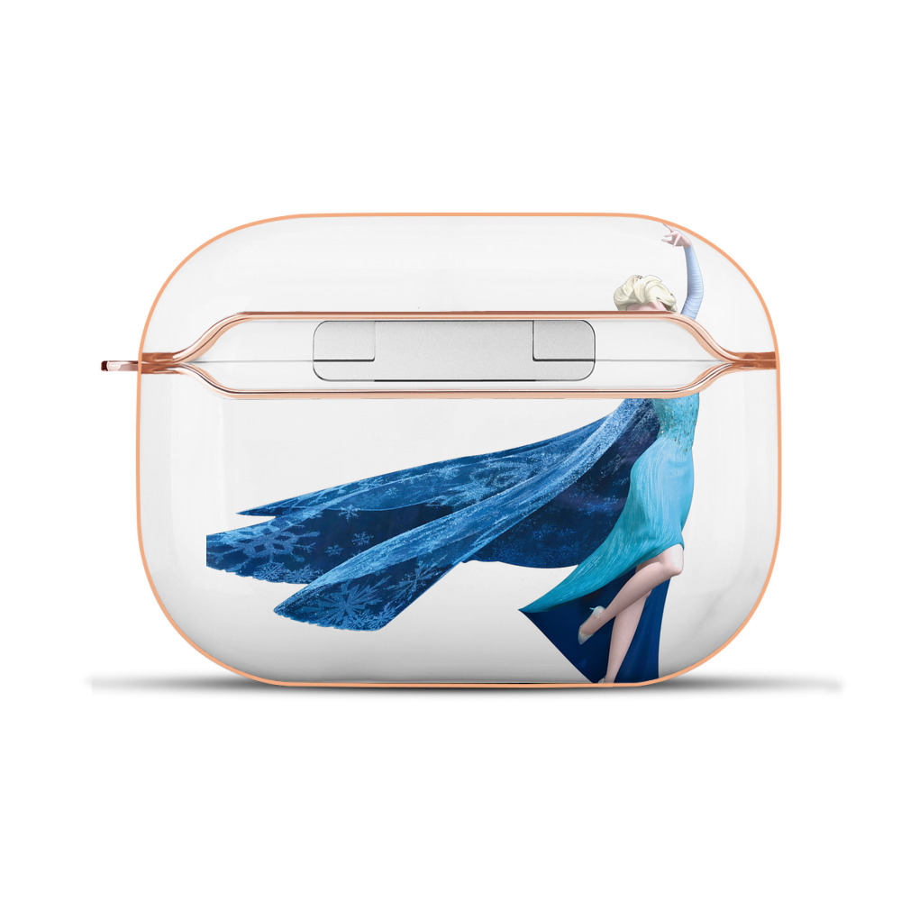 （画像用） アナと雪の女王 アンナ エルサ Frozen Anna Elsa 【AirPods Pro用】ハードシェル保護ケース｜耐衝撃・防指紋・カラビナ付き商品仕様