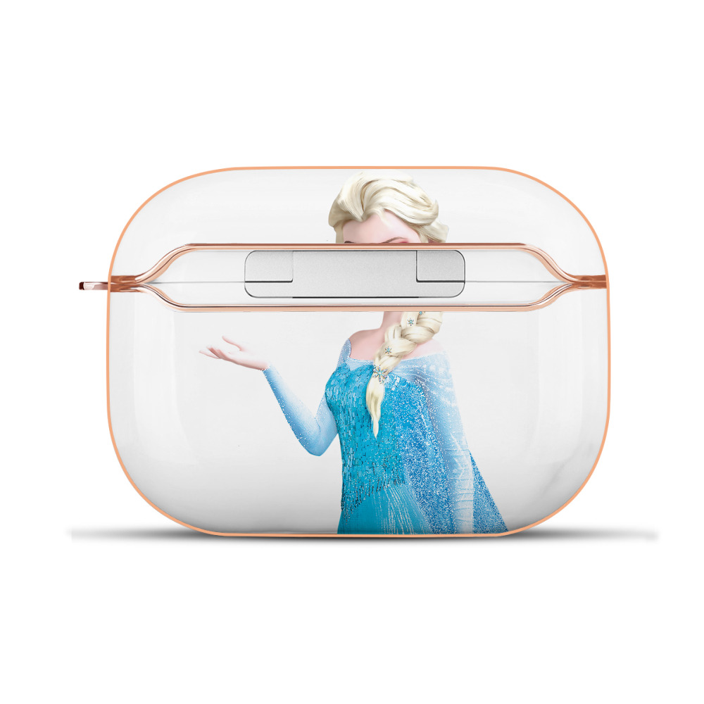 （画像用） アナと雪の女王 アンナ エルサ Frozen Anna Elsa 【AirPods Pro用】ハードシェル保護ケース｜耐衝撃・防指紋・カラビナ付き商品仕様