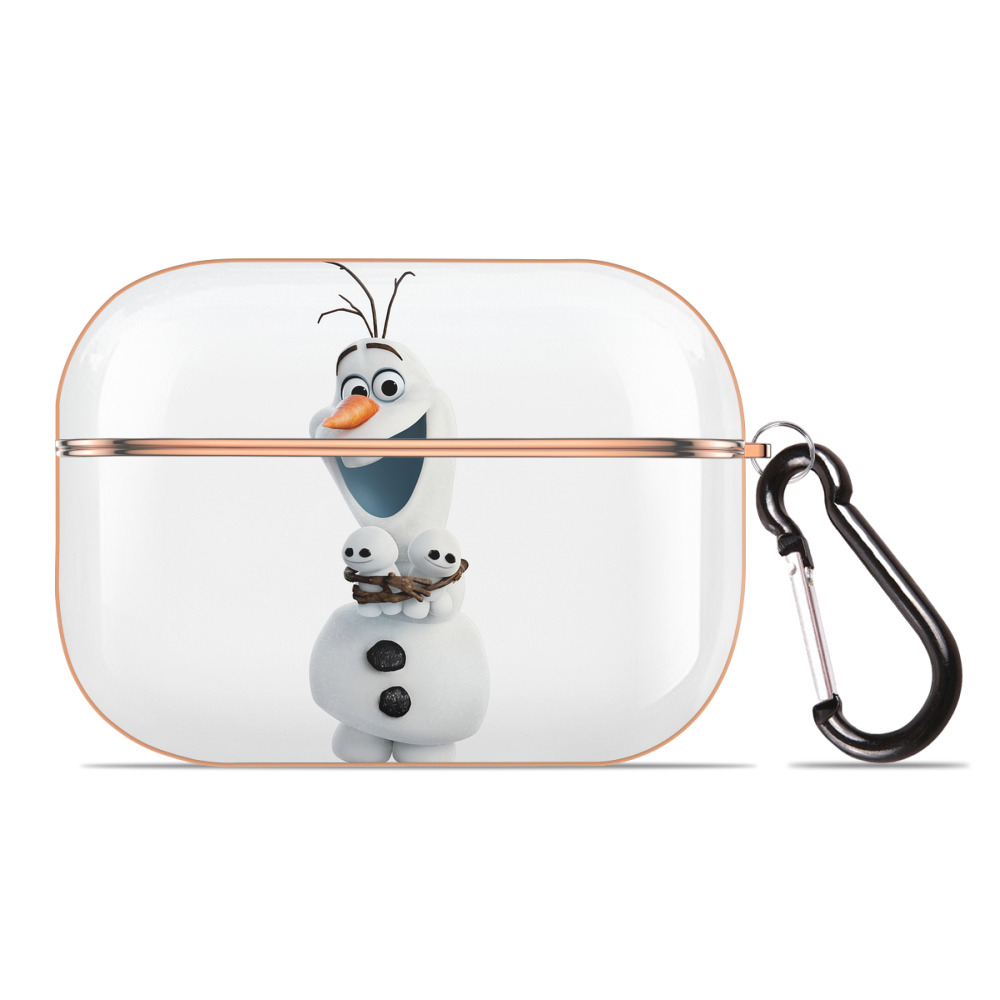 （画像用） アナと雪の女王 アンナ エルサ Frozen Anna Elsa 【AirPods Pro用】ハードシェル保護ケース｜耐衝撃・防指紋・カラビナ付き商品仕様