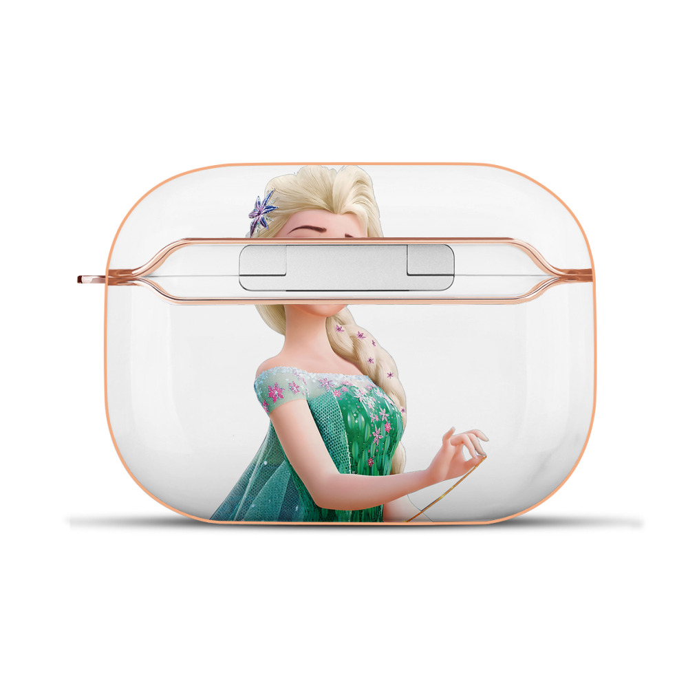 （画像用） アナと雪の女王 アンナ エルサ Frozen Anna Elsa 【AirPods Pro用】ハードシェル保護ケース｜耐衝撃・防指紋・カラビナ付き商品仕様