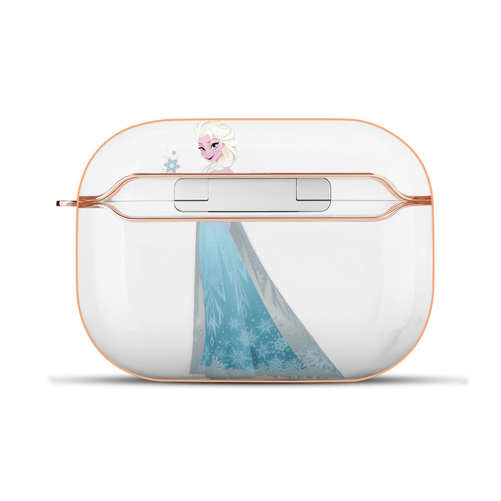 （画像用） アナと雪の女王 アンナ エルサ Frozen Anna Elsa 【AirPods Pro用】ハードシェル保護ケース｜耐衝撃・防指紋・カラビナ付き商品仕様