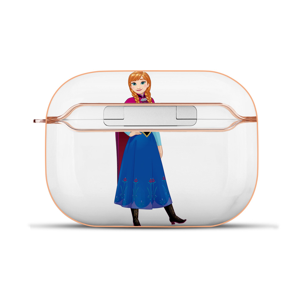 （画像用） アナと雪の女王 アンナ エルサ Frozen Anna Elsa 【AirPods Pro用】ハードシェル保護ケース｜耐衝撃・防指紋・カラビナ付き商品仕様