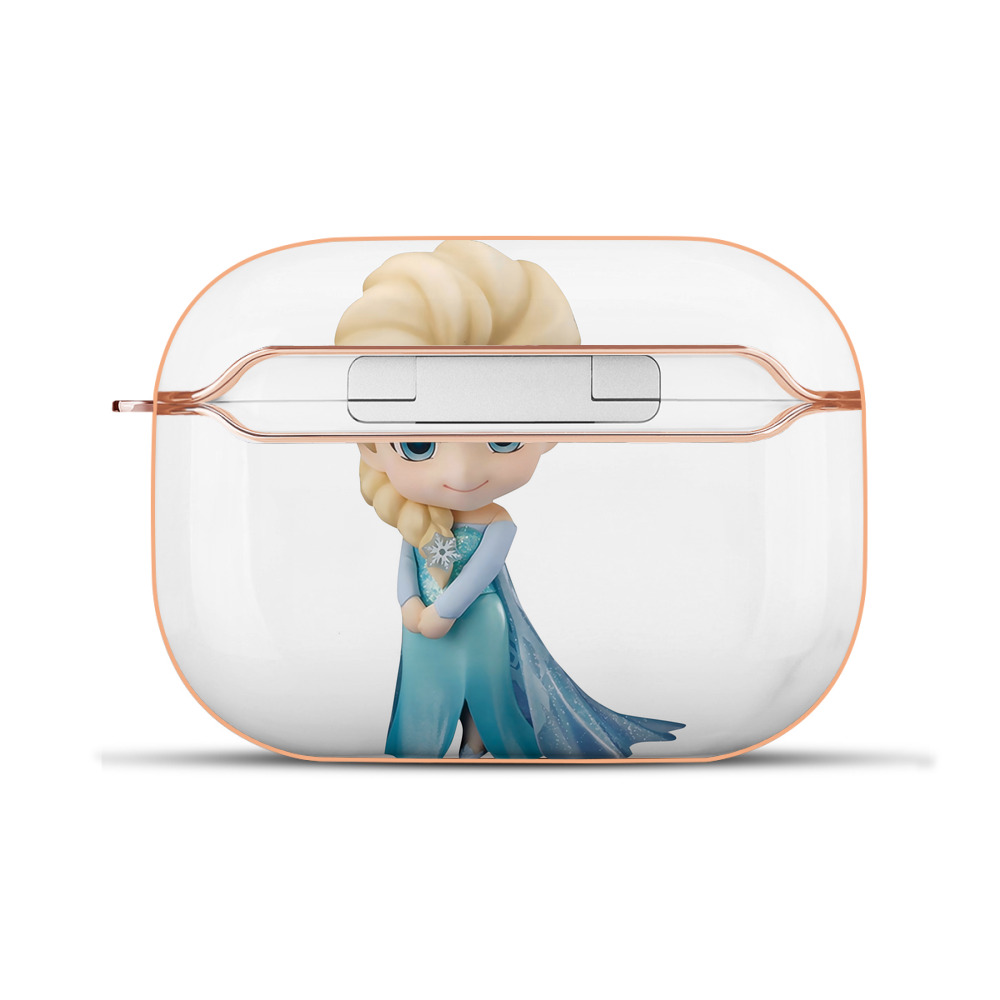 （画像用） アナと雪の女王 アンナ エルサ Frozen Anna Elsa 【AirPods Pro用】ハードシェル保護ケース｜耐衝撃・防指紋・カラビナ付き商品仕様